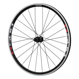 ROUE ROUTE 700 AR BLOCAGE K7 JANTE NOIR SHIMANO R501 MOY SHIMANO 8/9/10V