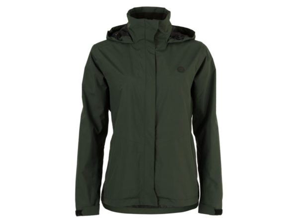 Agu dames regenjas section forest green m