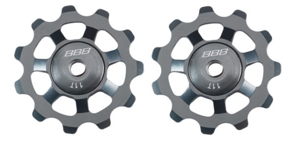 BDP-21 Derailleurwieltjes AluBoys 11T Aluminium 11T Grijs