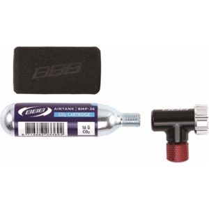 BMP-34 Minipomp Co2 EasyAir Pomp + Cartridge Zwart