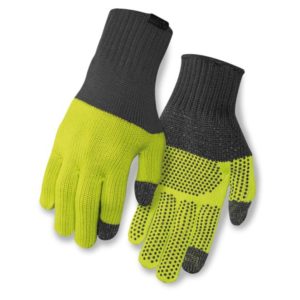 Giro Wi Merino Knit Wool gray/lime S/M