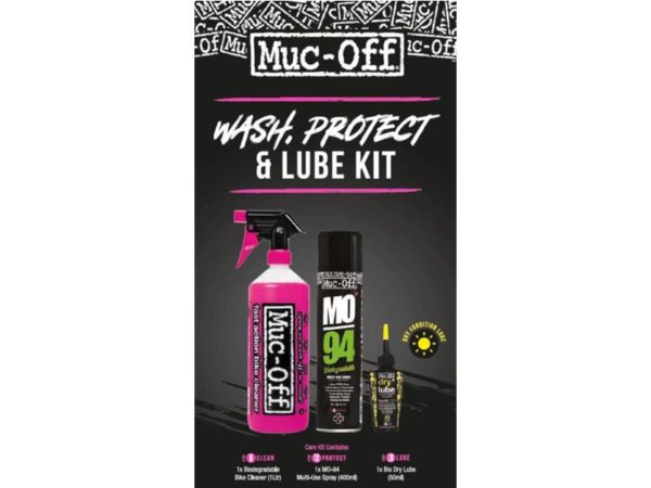 Muc-off wash protect & lube kit (dry lube version)