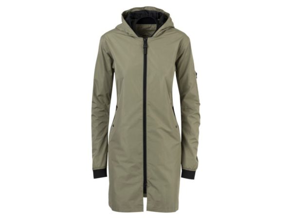 Agu urban outdoor long bomber jacket women pistach