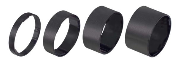 BHP-36 Spacers Lightspace 5/10/15/20mm 1.1/8 Inch Zwart