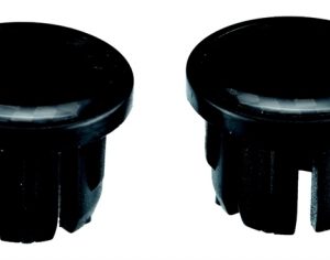 BHT-92S Stuurdoppen 2 Stuks Glanzend Zwart