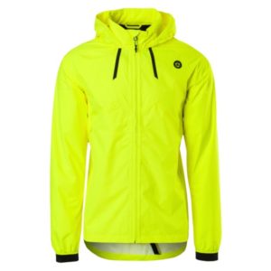 Agu compact rain jacket commuter men hi-vis neon y