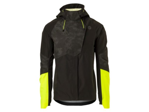 Agu tech rain jacket commuter men hi-vis & reflect
