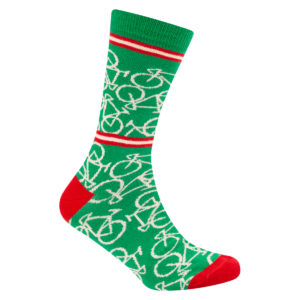 Bicycle socks italian green 39/42