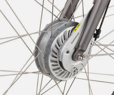 SHIMANO ebike voorwiel motor