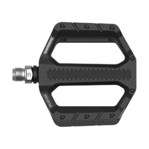 PEDALE VTT - LOISIRS PLATE SHIMANO EXPLORER PD-EF202 ALU NOIR 9-16" (PAIRE)