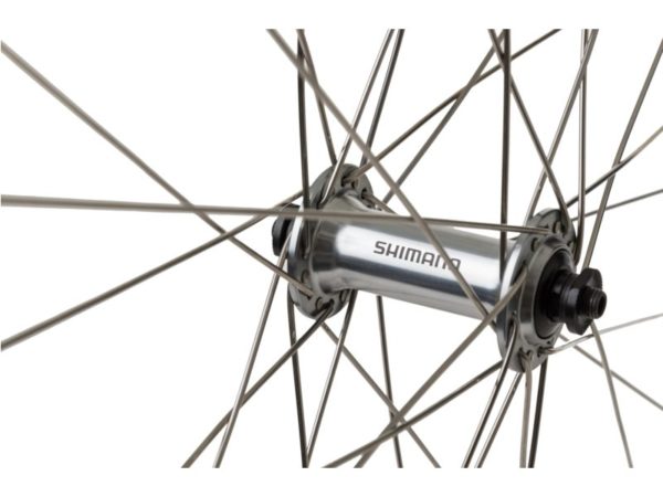 Cordo Race Voorwiel 28x1-15-622 Mach1 Velg Tiagra Naaf Zilver - Afbeelding 2