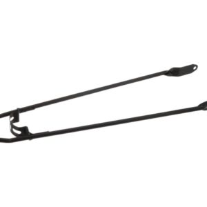 Hulzebos Spatbordstang 28 6mm Met Bumper Mat Zwart"
