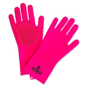 Muc-off schrobhandschoen pink s