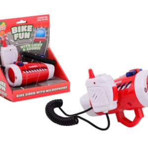 Bike Fun Brandweer sirene met fietslamp en microfo