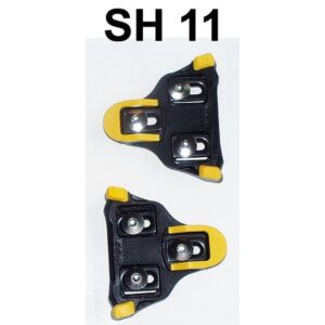 CALE PEDALE ROUTE SHIMANO SPD-SL MOBILE JAUNE SM-SH11 (6° DE FLOTTEMENT) (PR)