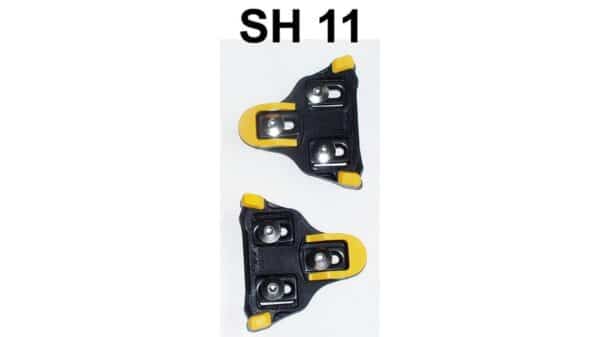 CALE PEDALE ROUTE SHIMANO SPD-SL MOBILE JAUNE SM-SH11 (6° DE FLOTTEMENT) (PR)