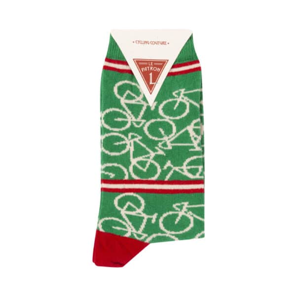 Bicycle socks italian green 39/42 - Afbeelding 2
