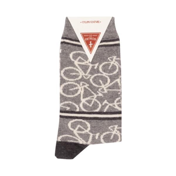 Bicycle socks mid grey 39/42 - Afbeelding 2