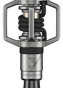 Pédales EGG BEATER 3 Inox/noir mat