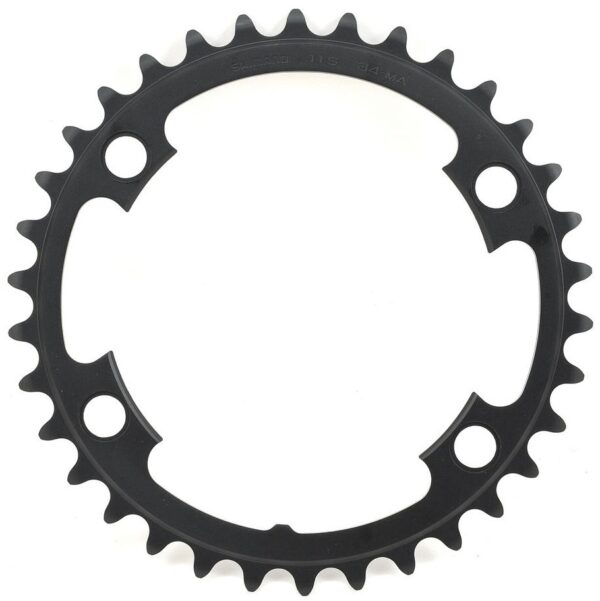 PLATEAU ROUTE DIAM 110 INTER 34DTS ARGENT SHIMANO ORIGINE ULTEGRA 6800 11V. (4