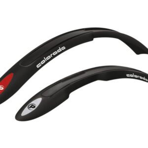 GARDE BOUE VTT AV+AR 26" POLISPORT COLORADO NOIR POUR V-BRAKE LARGEUR 60mm