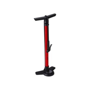 BFP-28 Voetpomp AirBoost Composite Base 3 Inch Gauge Dualhead 3.0 Rood