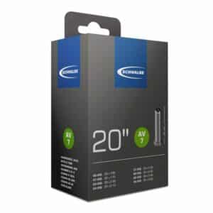 CHAMBRE A AIR VELO 20" X 1.50-2.40 (40/62-406) VS SCHWALBE STANDARD AV7