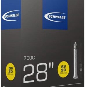 CHAMBRE A AIR VELO 700C (18/25-622) VP 80 MM SCHWALBE EXTRA LIGHT SV20