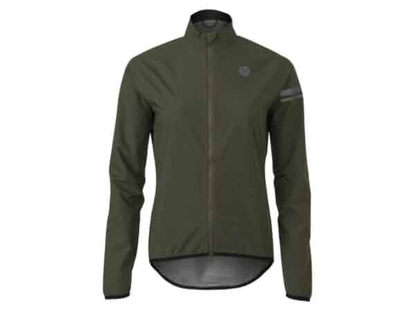 Agu rain jacket essential women forest green l