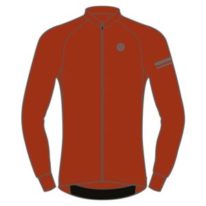 Agu solid jersey ls performance men peak brown m