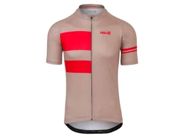Agu stripes jersey ss essential men bond greige l