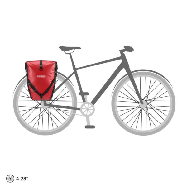 Fietstas Ortlieb Back-Roller Classic QL2.1 40 L red/black - Afbeelding 2